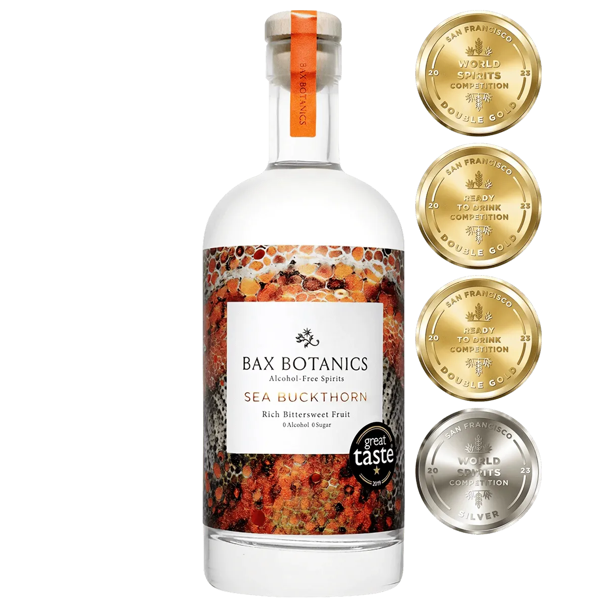 Bax Botanics Sea Buckthorn Non Alcoholic Spirit, 50cl