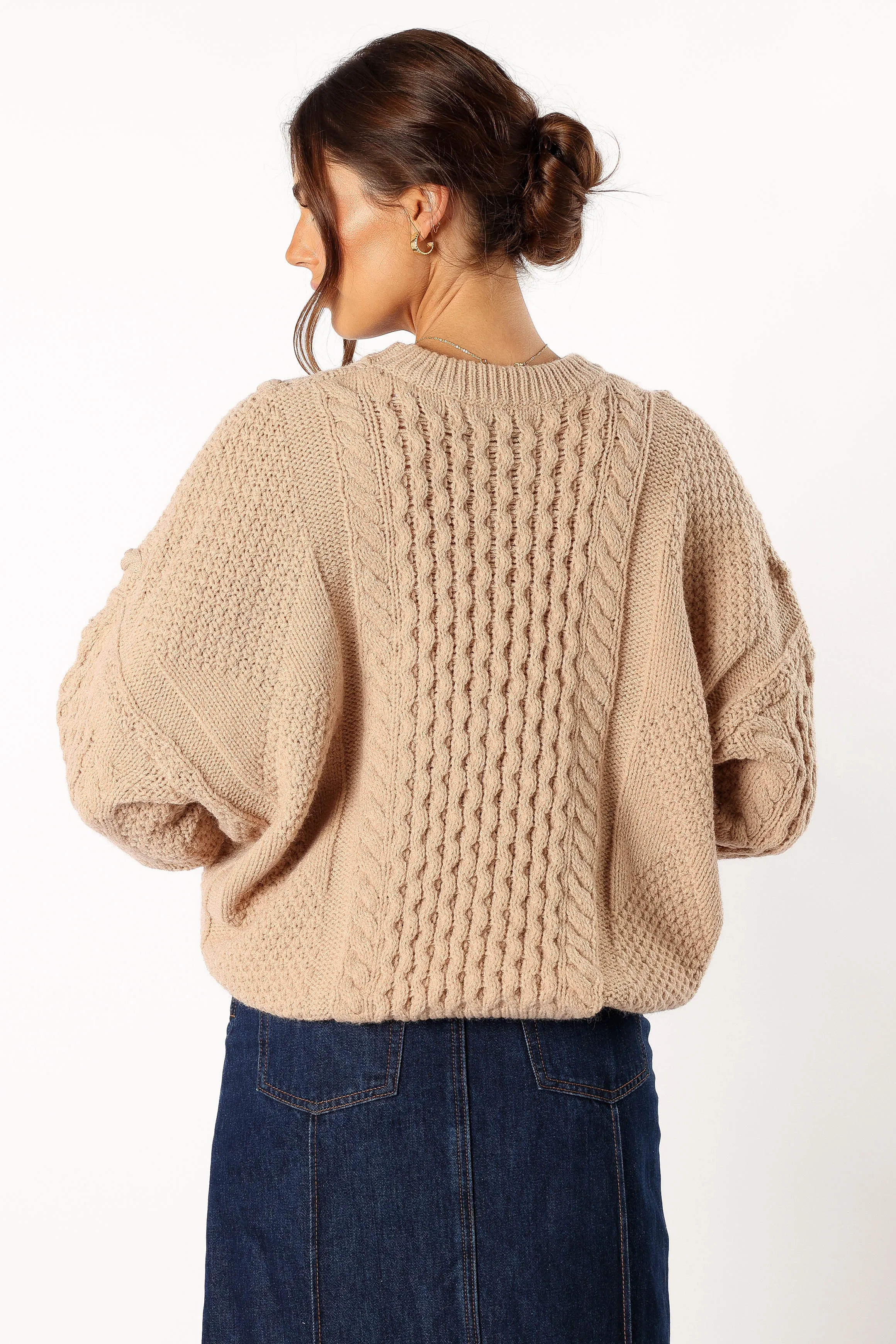 Bentley Knit Sweater - Oatmeal