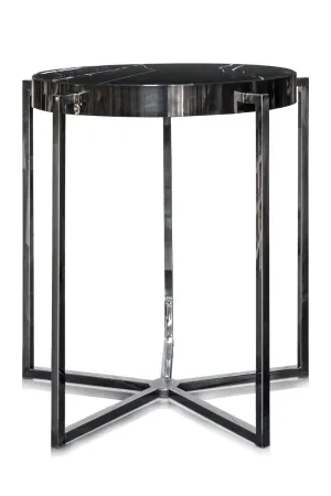 Black Marble Lamp/ Occasional Table | Versmissen Gilbert