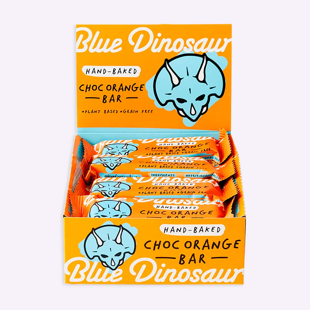 Blue Dinosaur - Snack Bar - Choc Orange - 45g