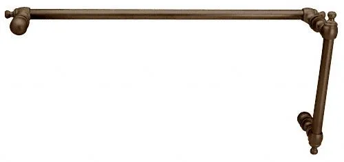 Colonial Style Combination Pull Handle with Towel Bar