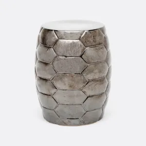 Faith Stool Metallic Ceramic