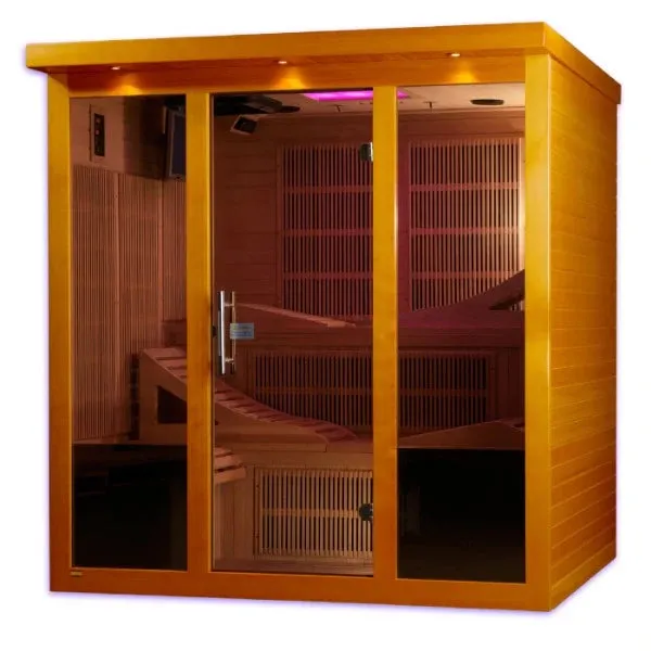 Golden Designs Monaco 6 Person Near Zero EMF FAR Infrared Sauna