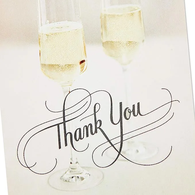 Hallmark Wedding Thank You Cards Assortment, Wedding Icons (36 Thank You Notes with Envelopes)