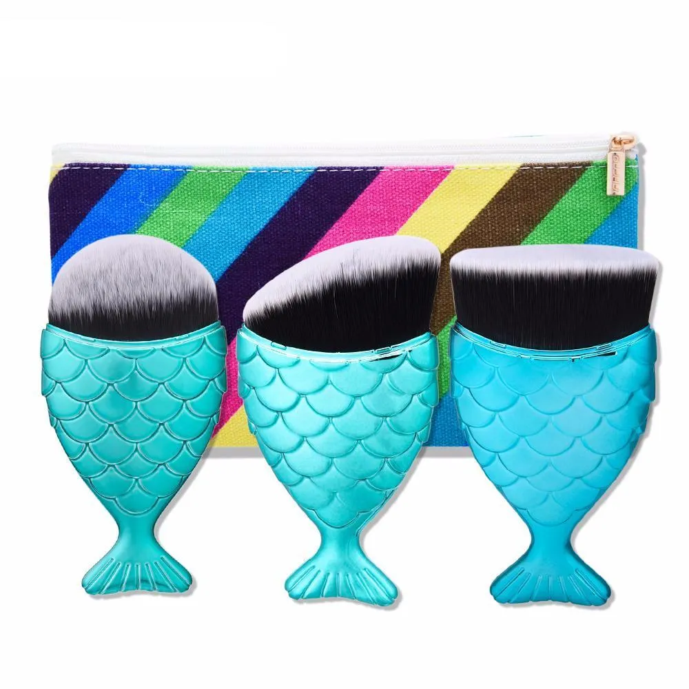 Mermaid Cosmetic Brushes