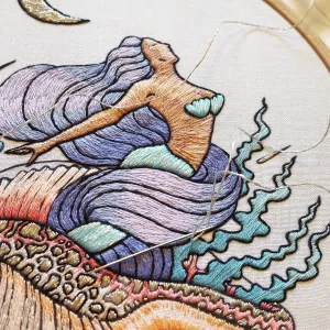 Mermaid Dreams Hand Embroidery Pattern (PDF)