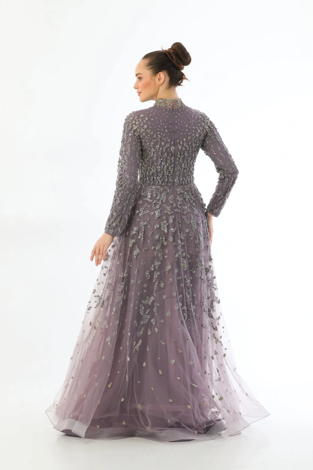 N&C Ruby Gown Purple