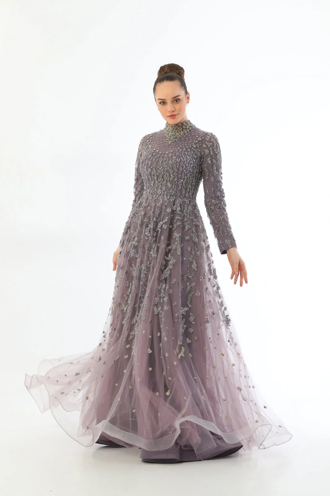 N&C Ruby Gown Purple