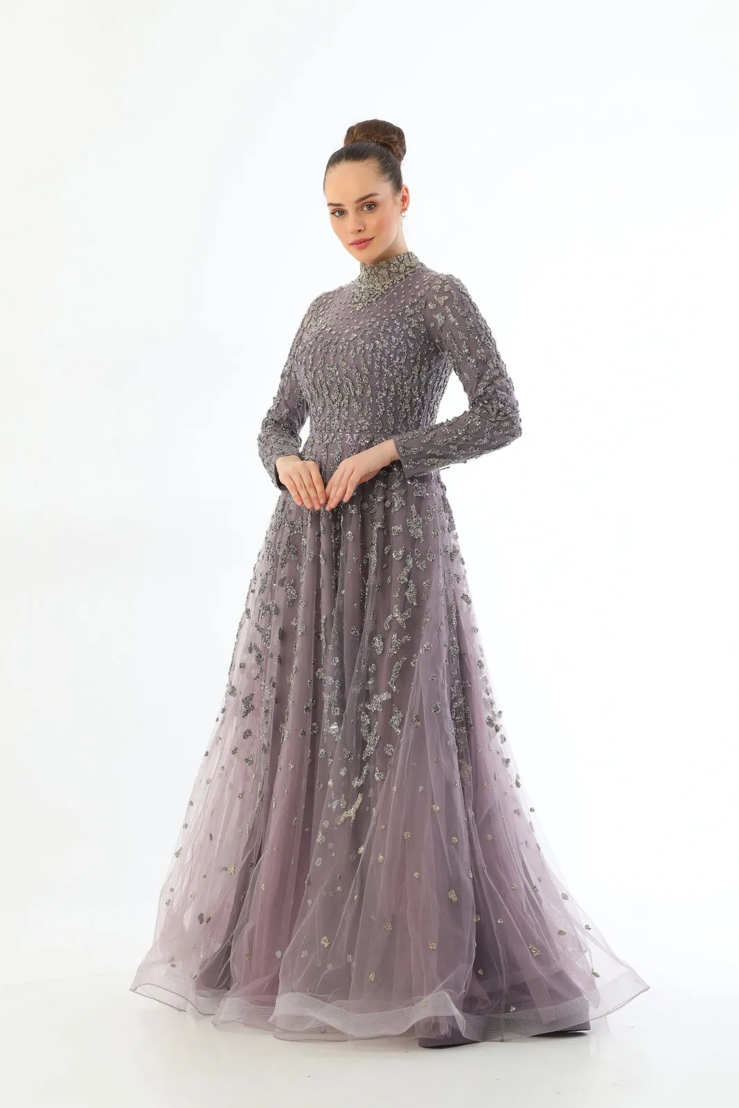 N&C Ruby Gown Purple