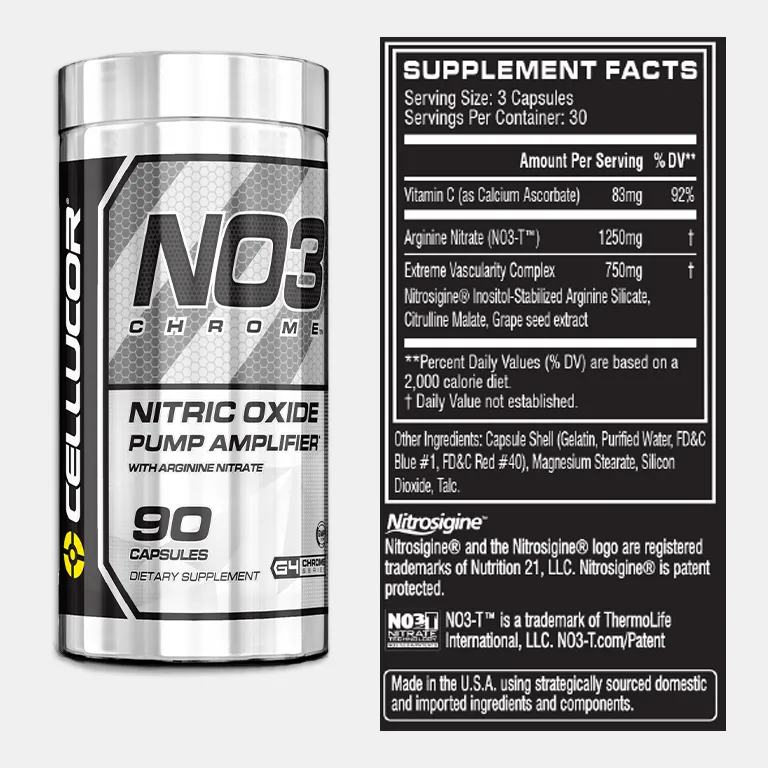 NO3 Chrome Stimulant-Free Pre Workout