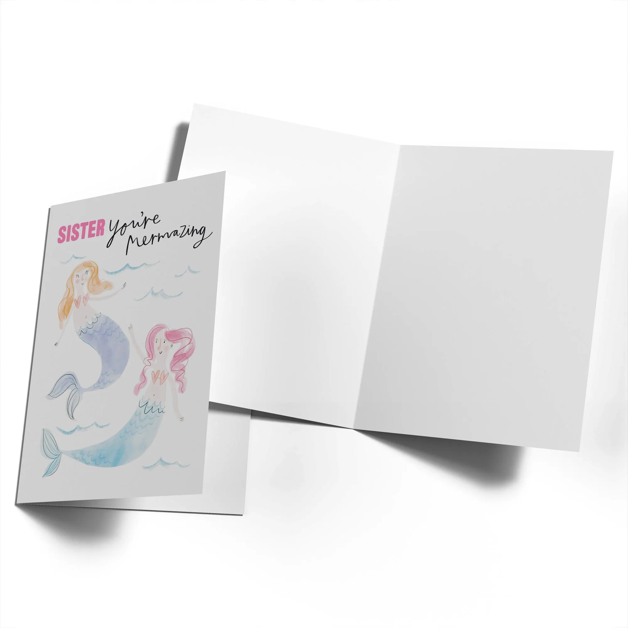 Personalised Amazing Mermaid Sister Card