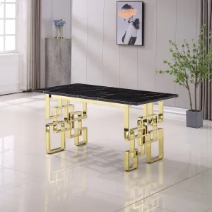 RDT213 Rectangular Marble Dining Table