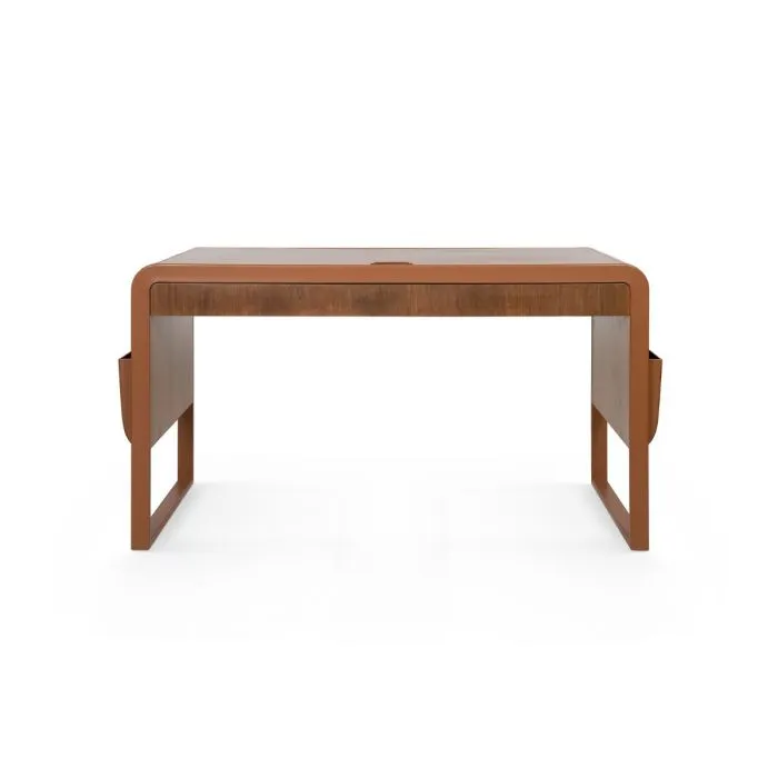 Roberto Desk Tan Leather