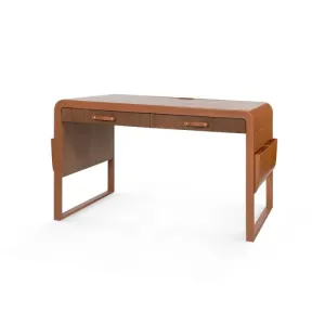 Roberto Desk Tan Leather