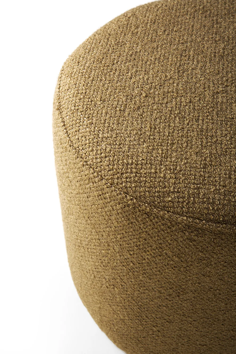 Round Fabric Pouf | Ethnicraft  Barrow