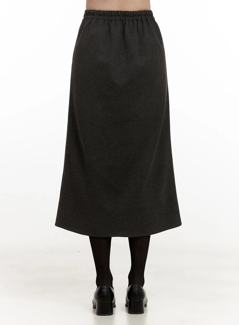 Side-Slit Midi Skirt ON422