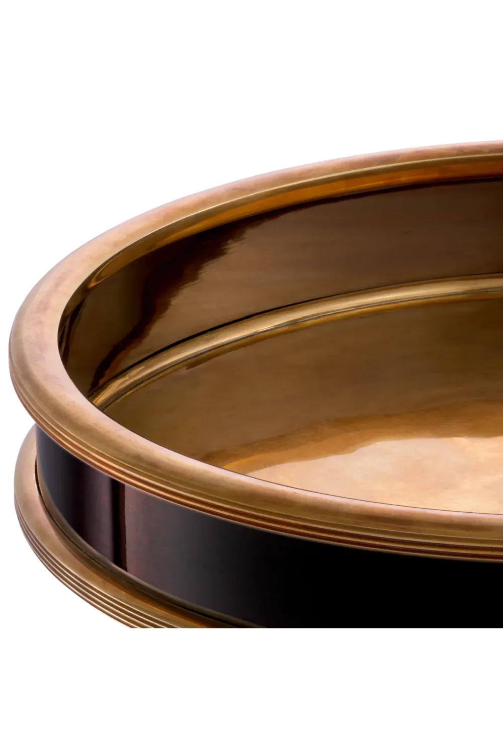 Vintage Brass Round Tray | Eichholtz Ella