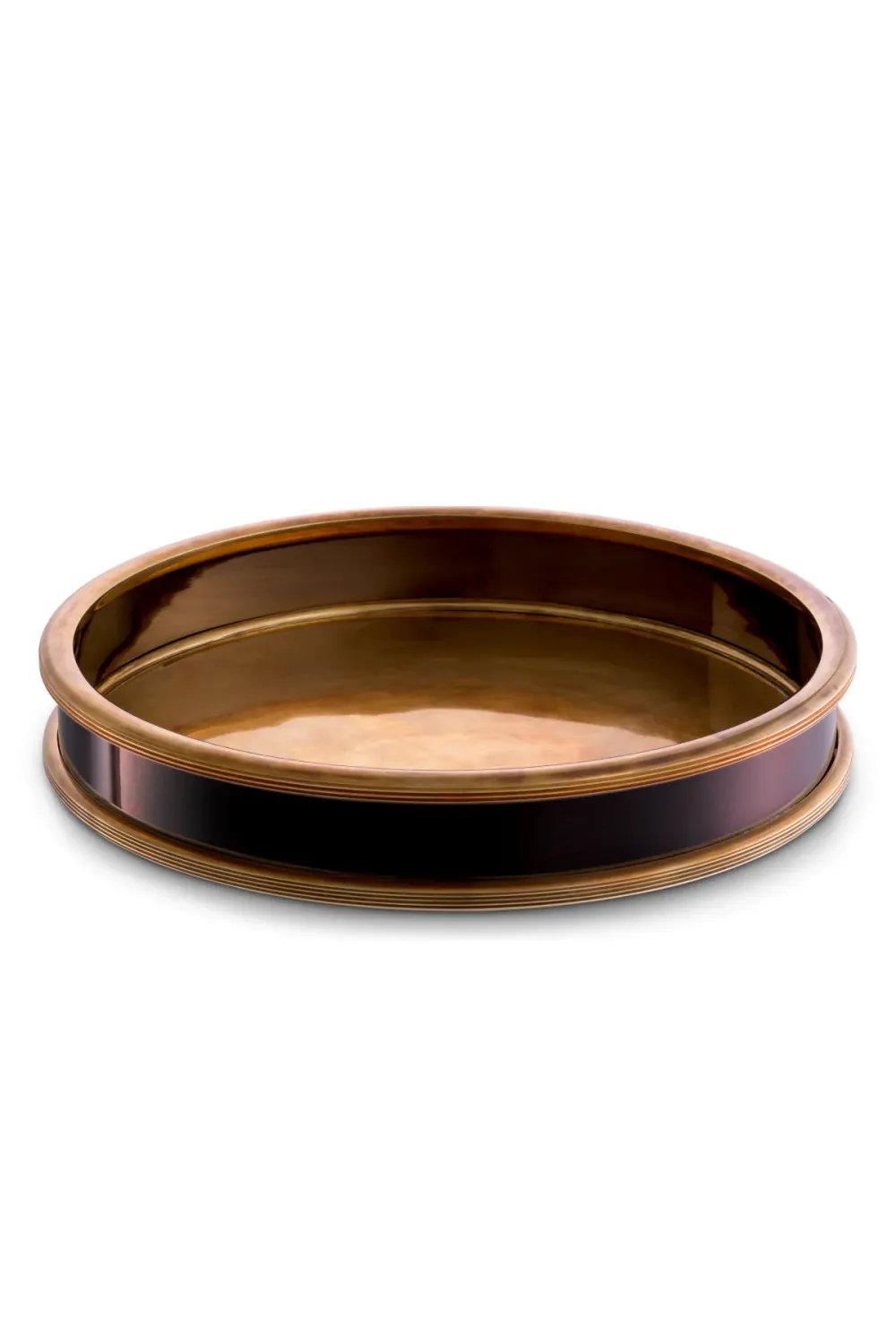 Vintage Brass Round Tray | Eichholtz Ella