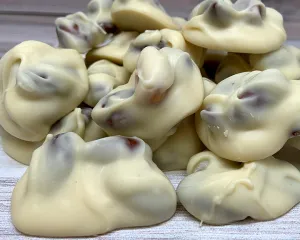 White Chocolate Almond Clusters