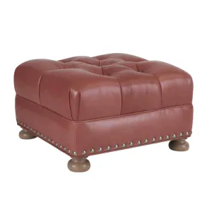 Winslow Leather Ottoman