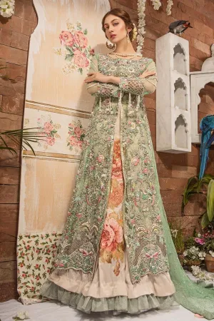 Zahra Ahmad - Lotus - Green - Net - 3 Piece